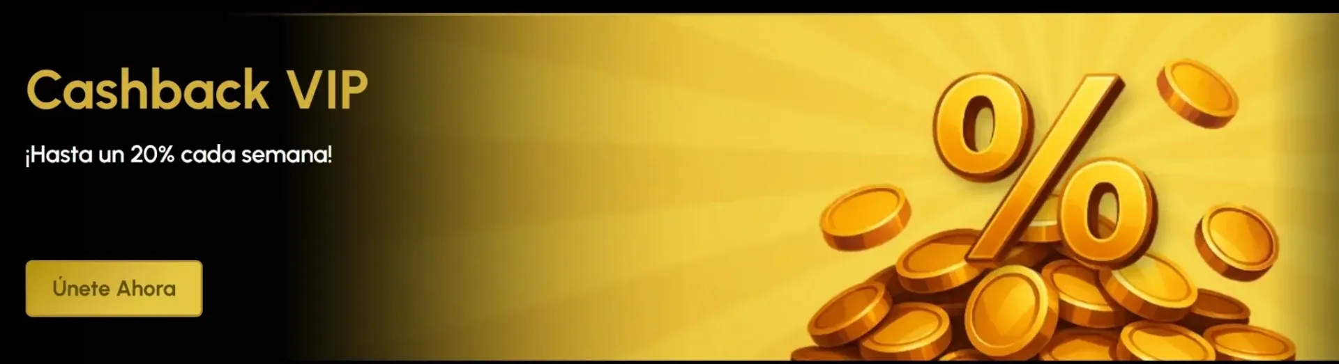 Cashback VIP Spin Grande Casino - Hasta un 20% de devolución cada semana para miembros VIP